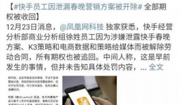 快手员工最新爆料,内部最新动态与行业洞察
